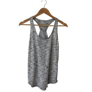Lululemon Athletica Gray and White Tank Top